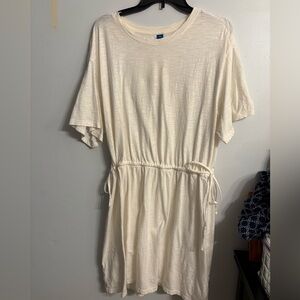 Old Navy, white mini dress, size XL, good condition